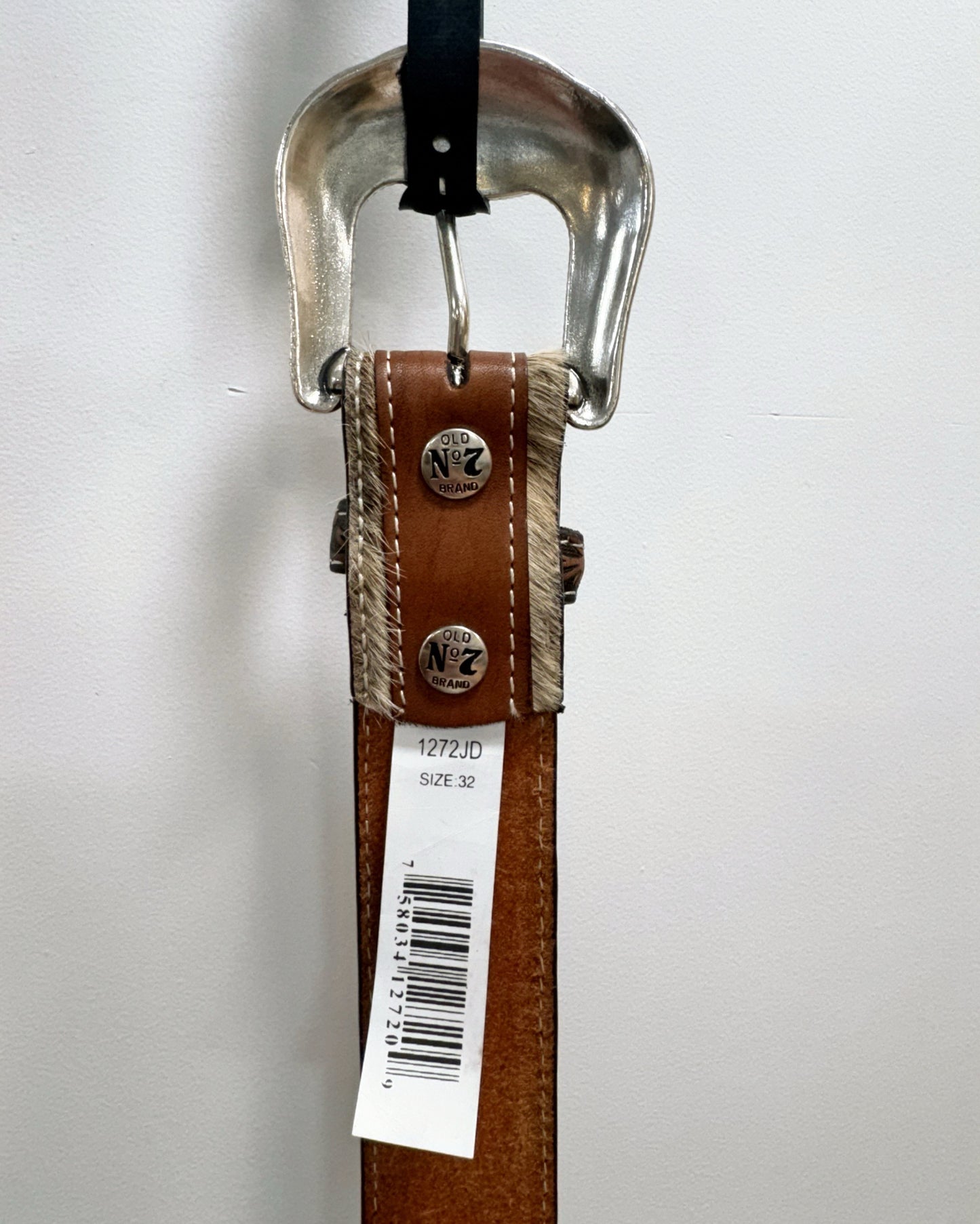 Jack Daniel Rawhide Leather Belt