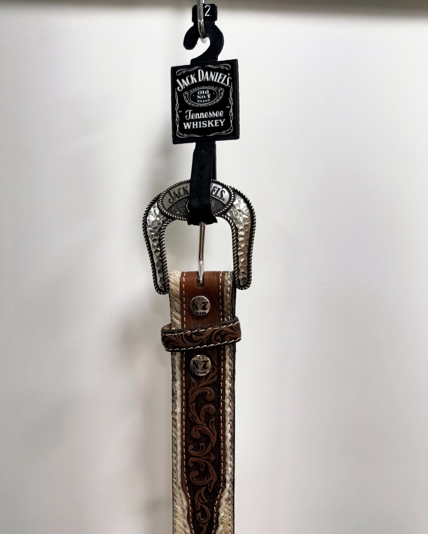 Jack Daniel Rawhide Leather Belt