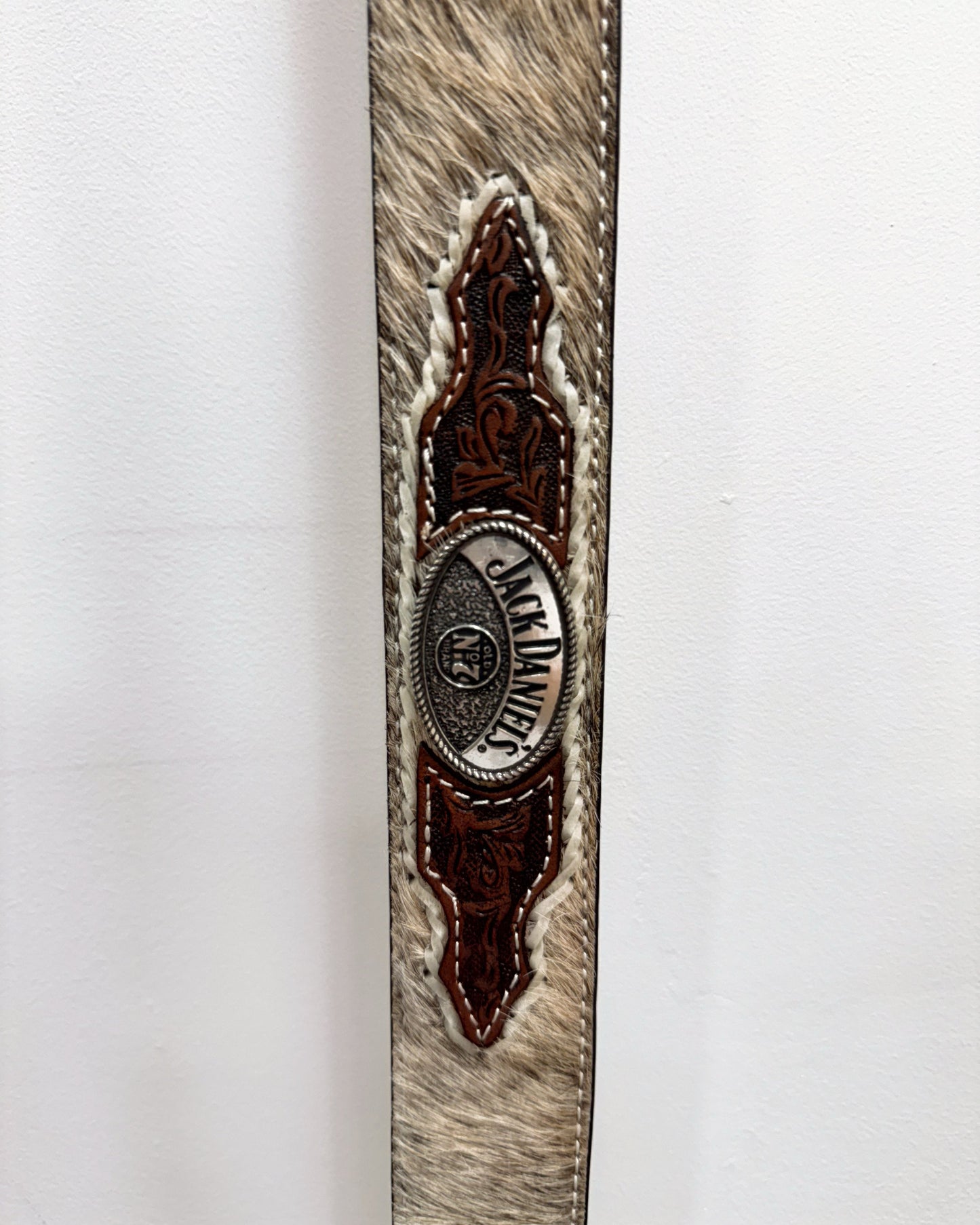 Jack Daniel Rawhide Leather Belt
