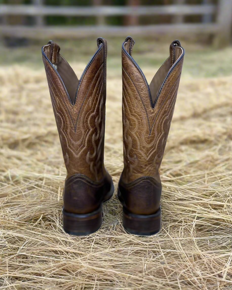 Circle G: Mens Brown Embroidery