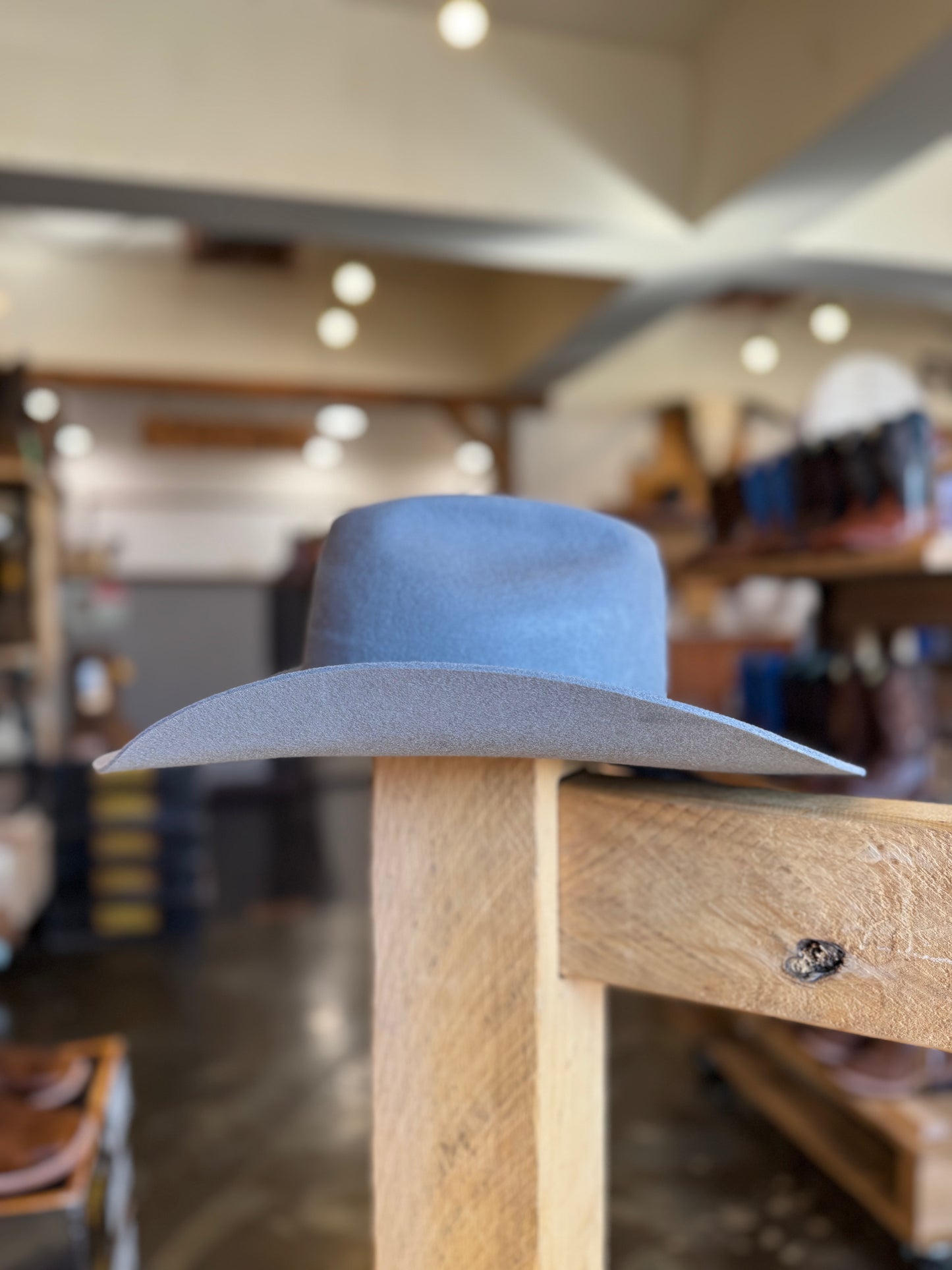 Doff & Don: Wide Cattleman Cowboy Hat - Silver