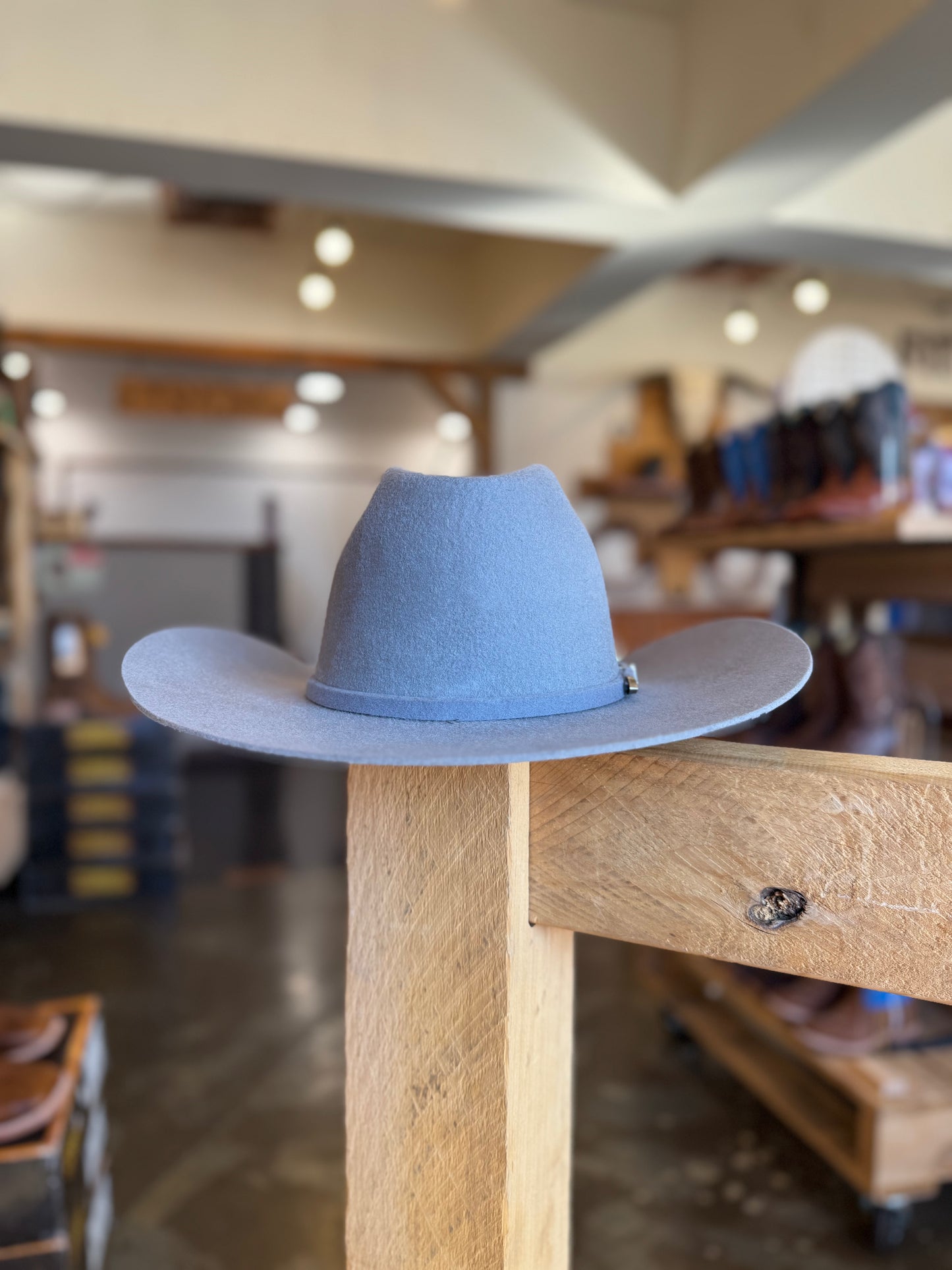 Doff & Don: Wide Cattleman Cowboy Hat - Silver