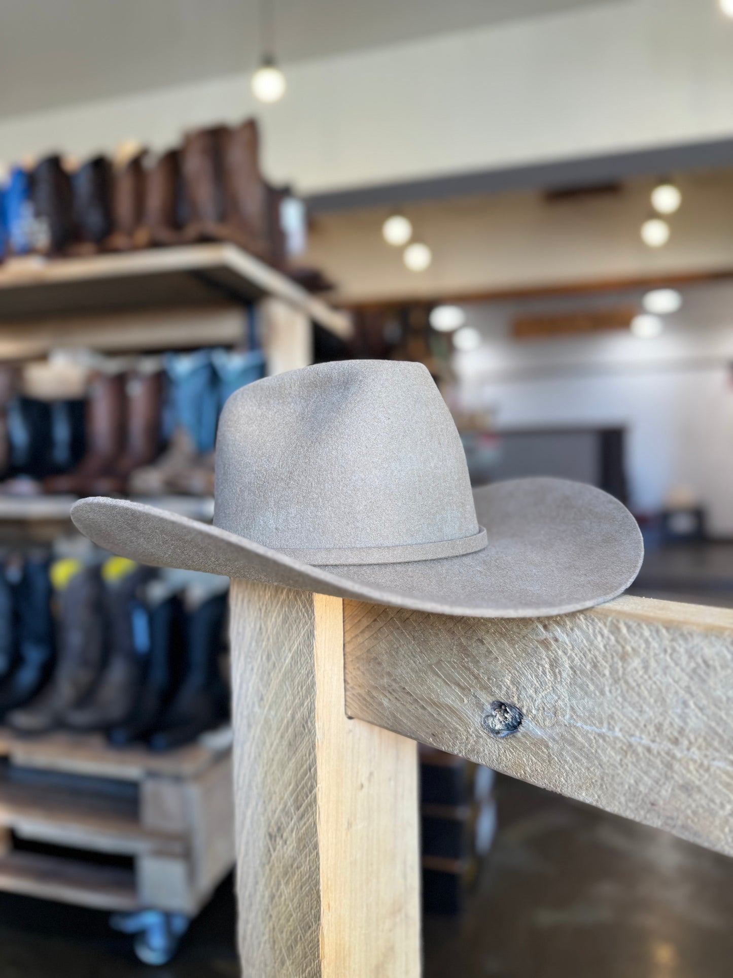 Doff & Don: Tear Drop Cowboy Hat - Camel