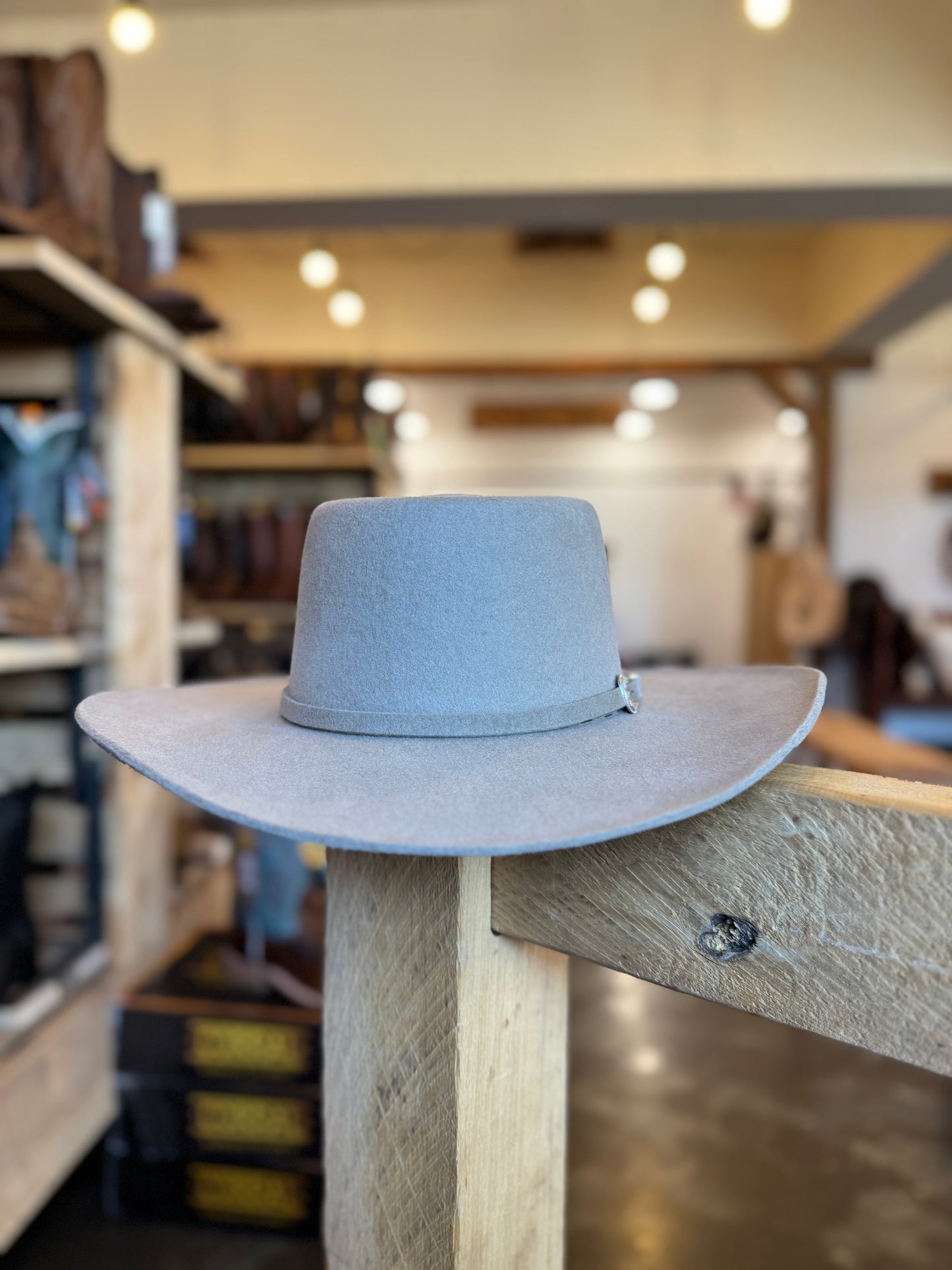 Doff & Don: Buckaroo Cowboy Hat - Grey Moss