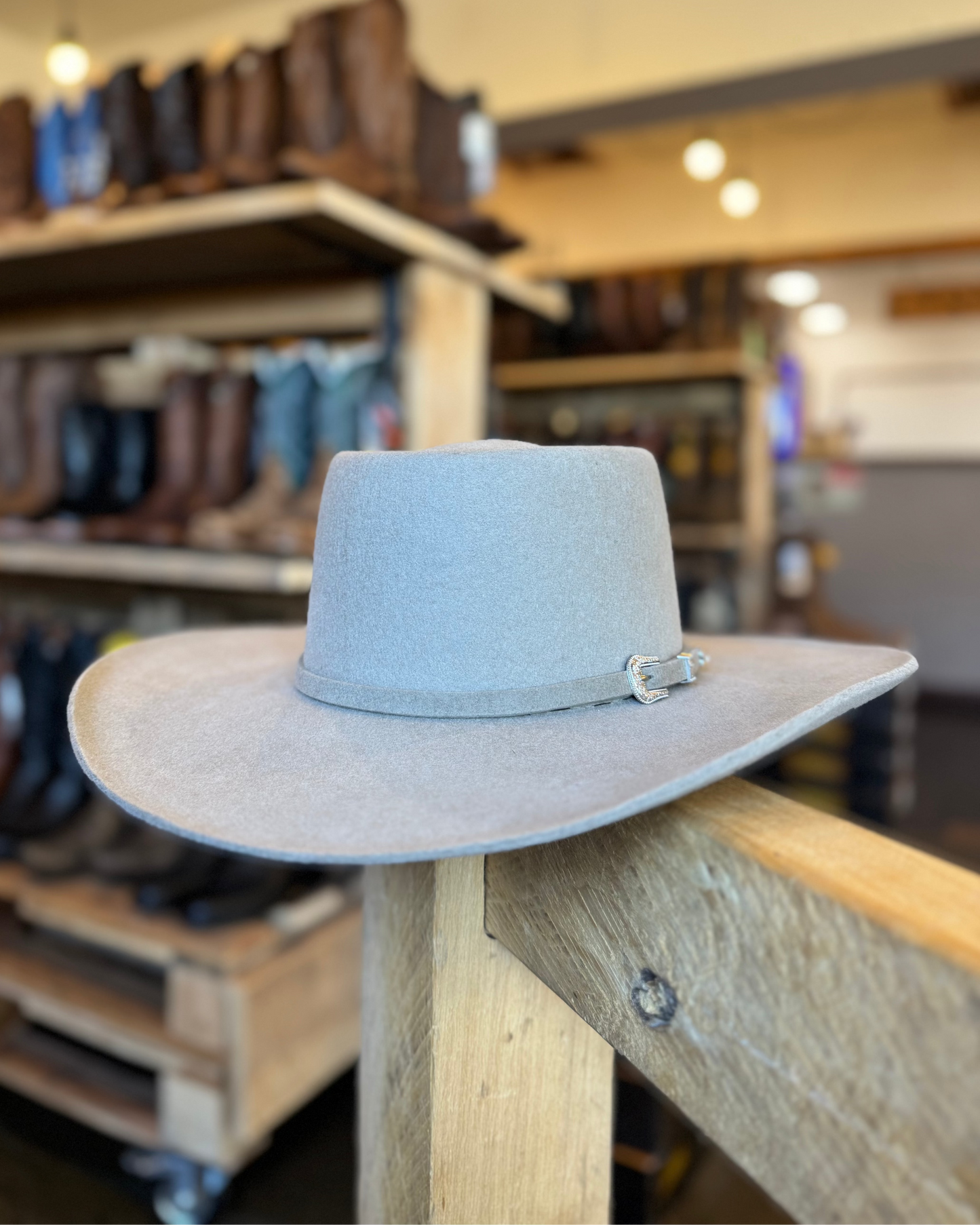 Doff & Don: Buckaroo Cowboy Hat - Grey Moss