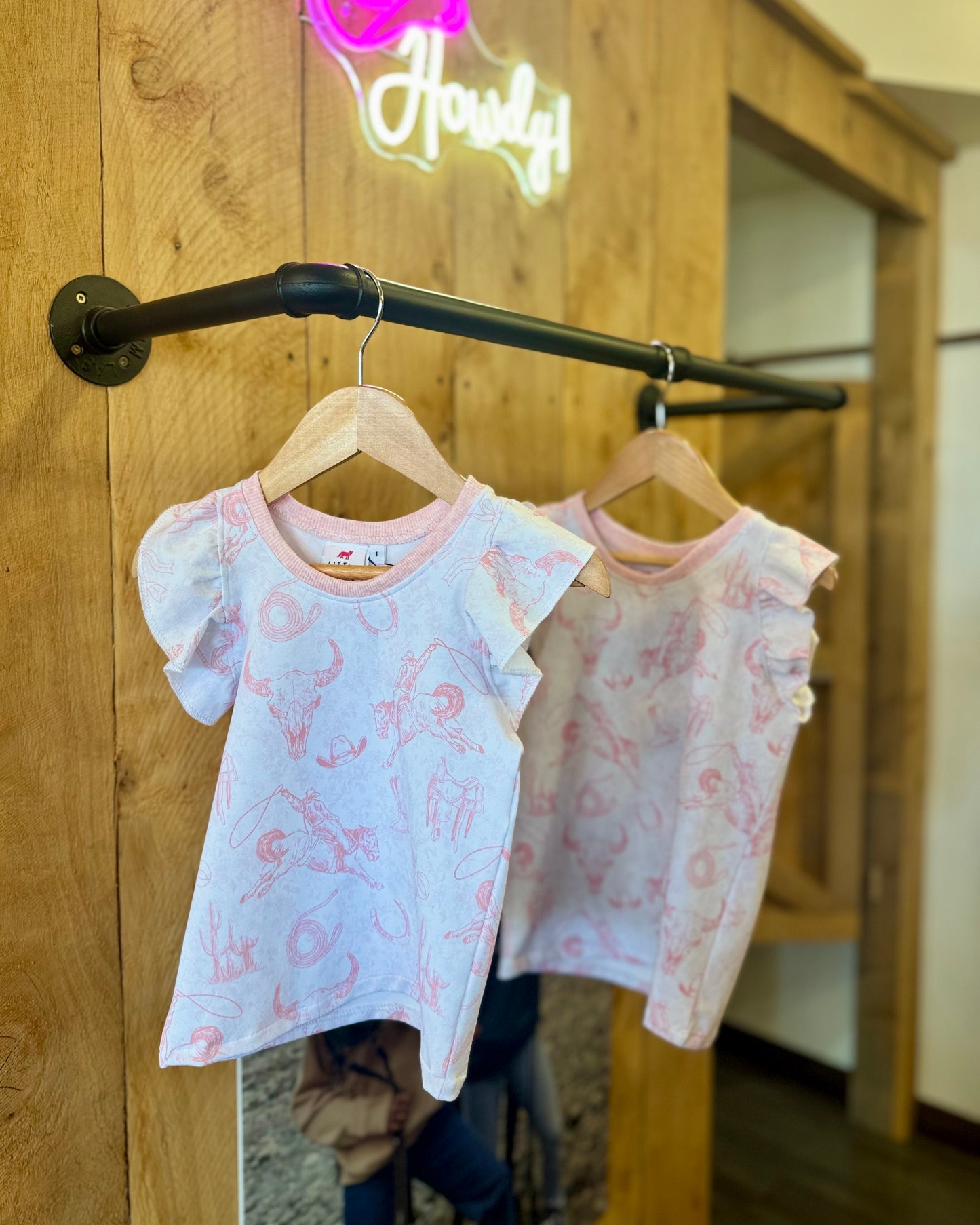 Little Foxes: Pink Western Tank