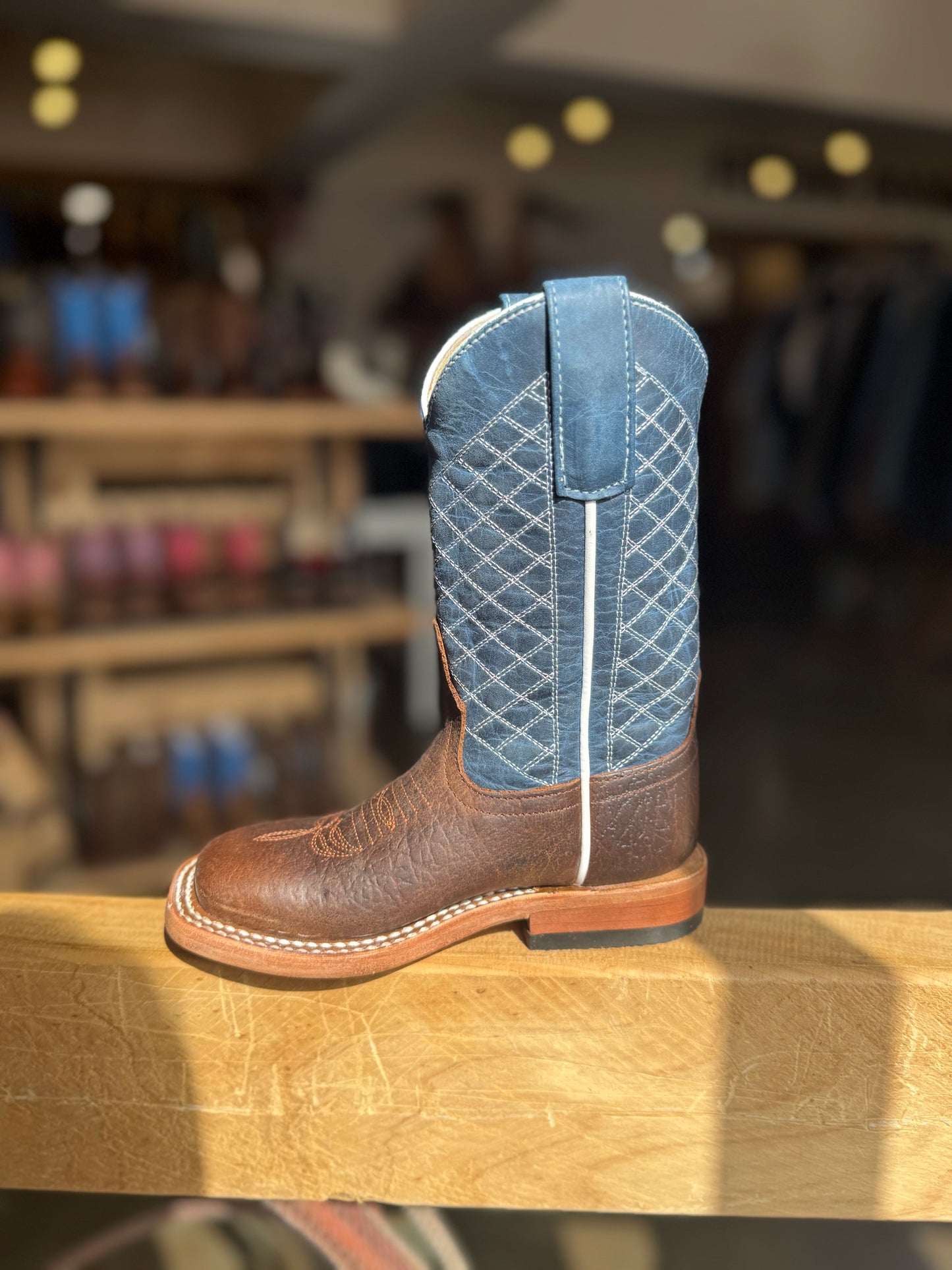 Horse Power Kids: Tobacco Old Suede Cowboy Boots