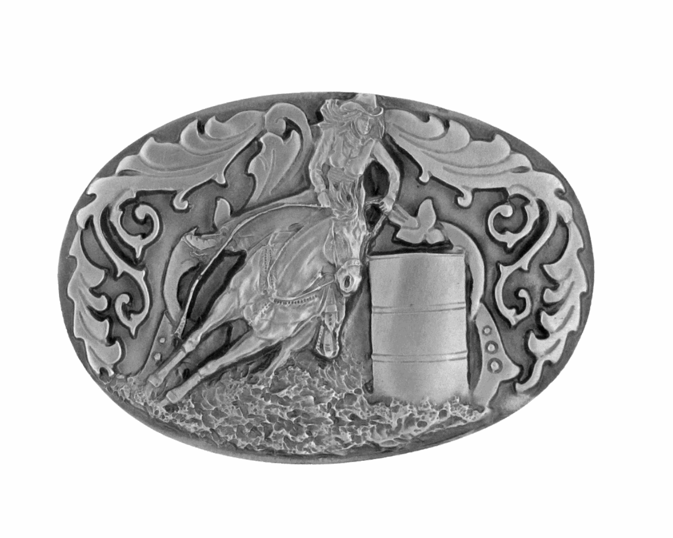 Barrel Racer Belt Buckle