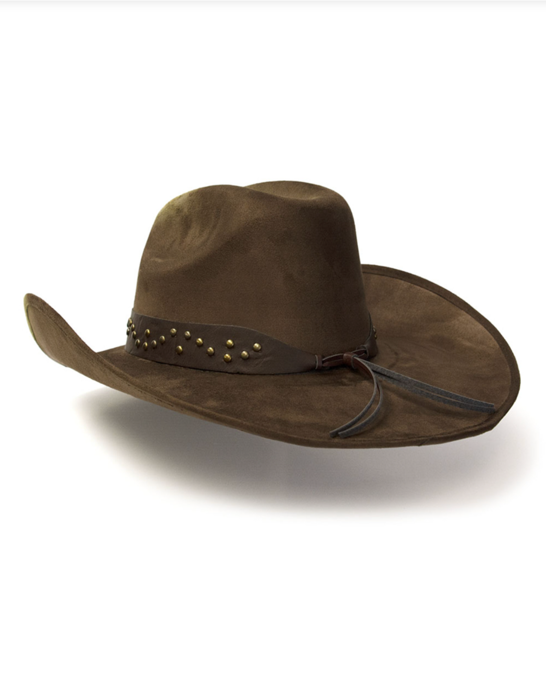 Western Suede Finish Cattleman Hat