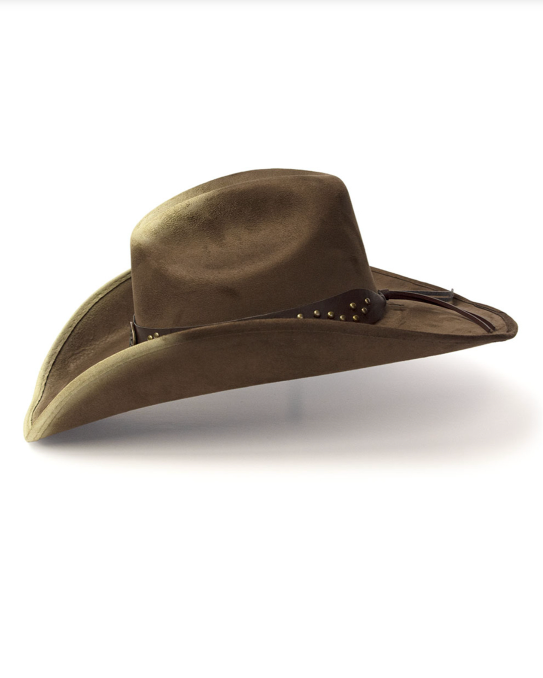 Western Suede Finish Cattleman Hat