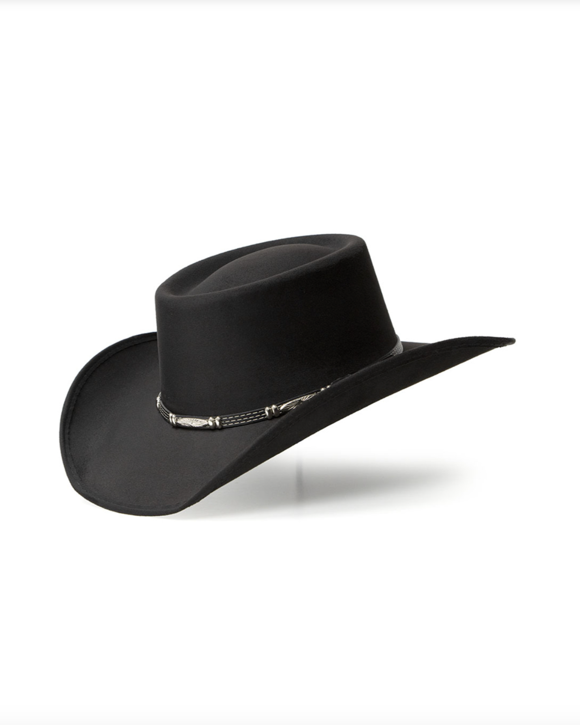 Suede Finish Gambler Cowboy Hat
