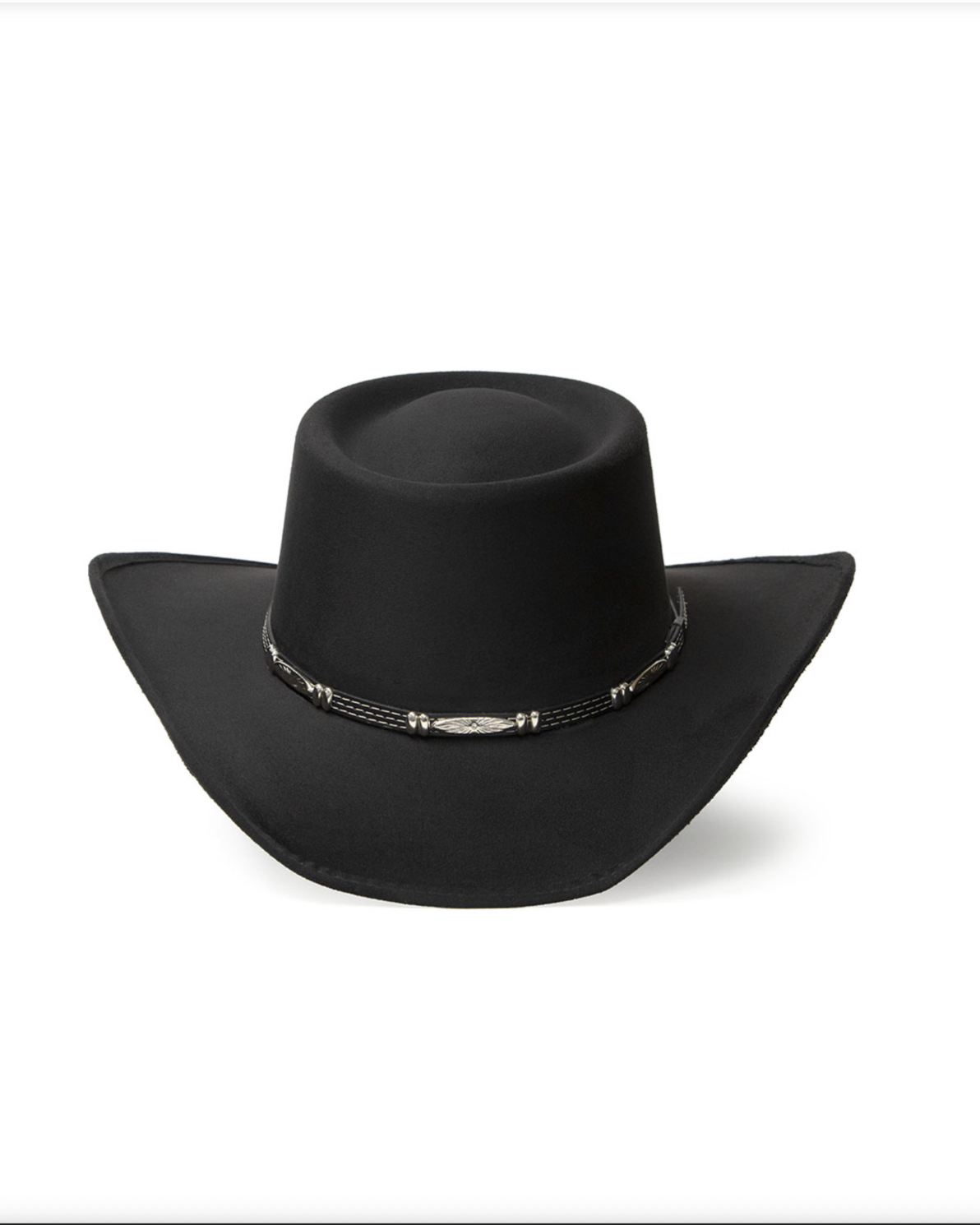 Suede Finish Gambler Cowboy Hat