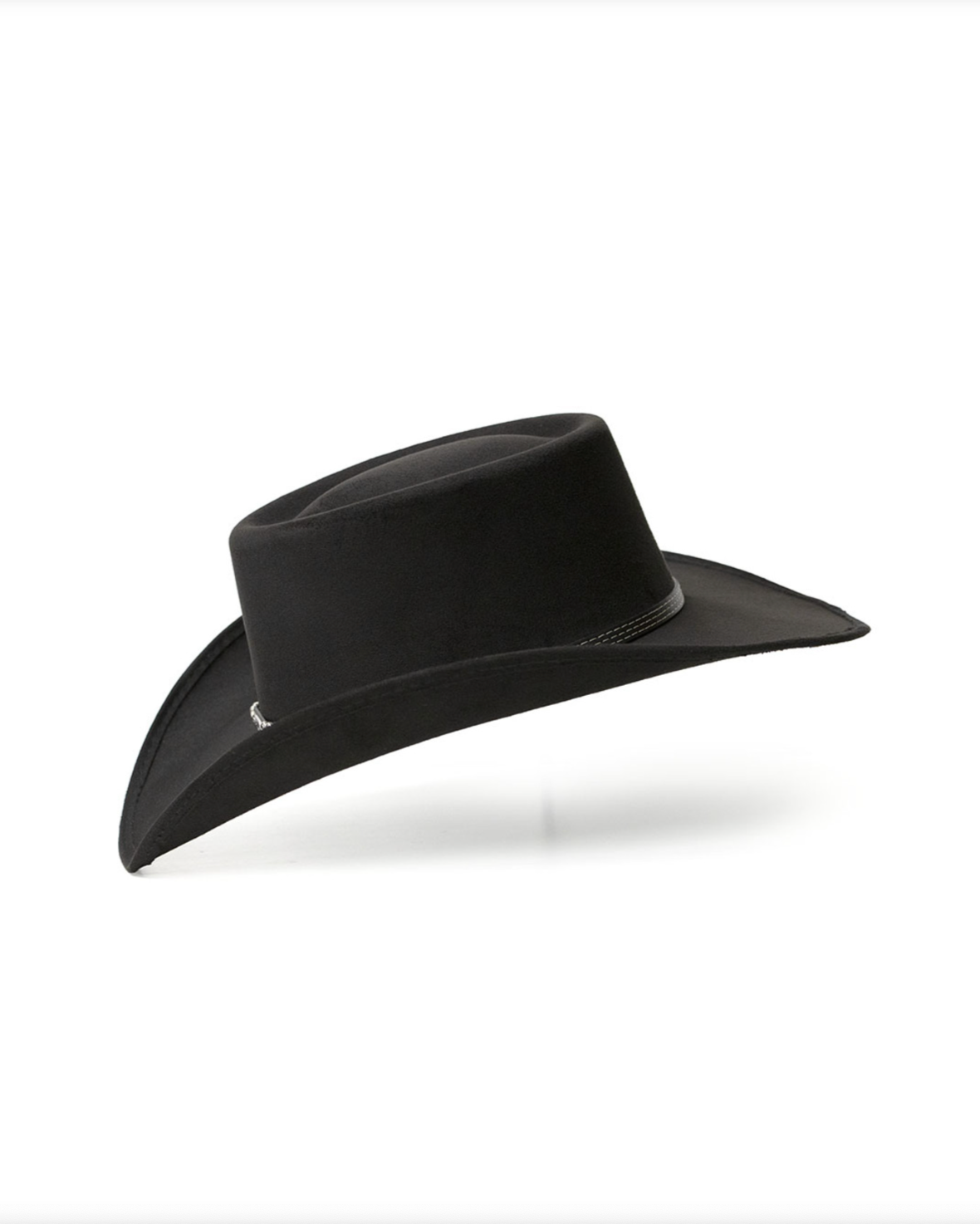 Suede Finish Gambler Cowboy Hat