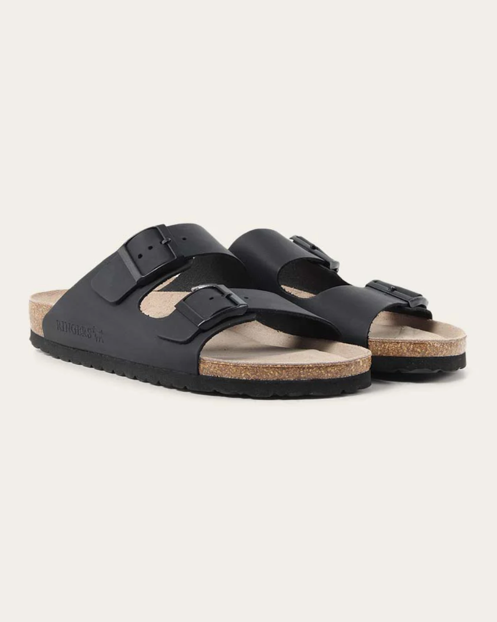 Ringers Western: Unisex Ashford Sandal - BLACK