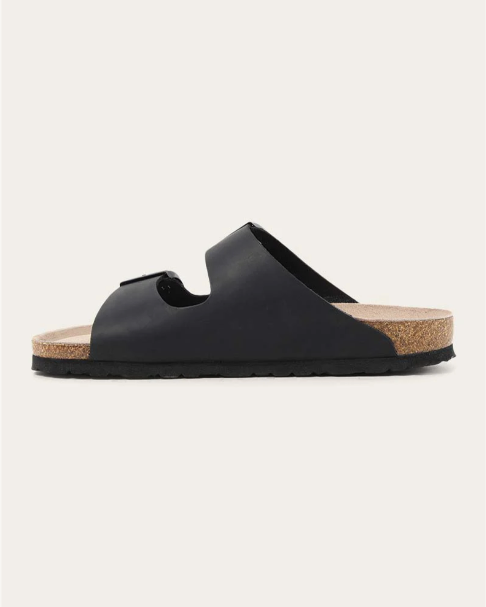 Ringers Western: Unisex Ashford Sandal - BLACK