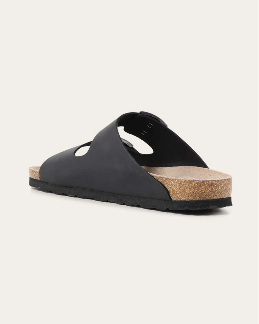 Ringers Western: Unisex Ashford Sandal - BLACK