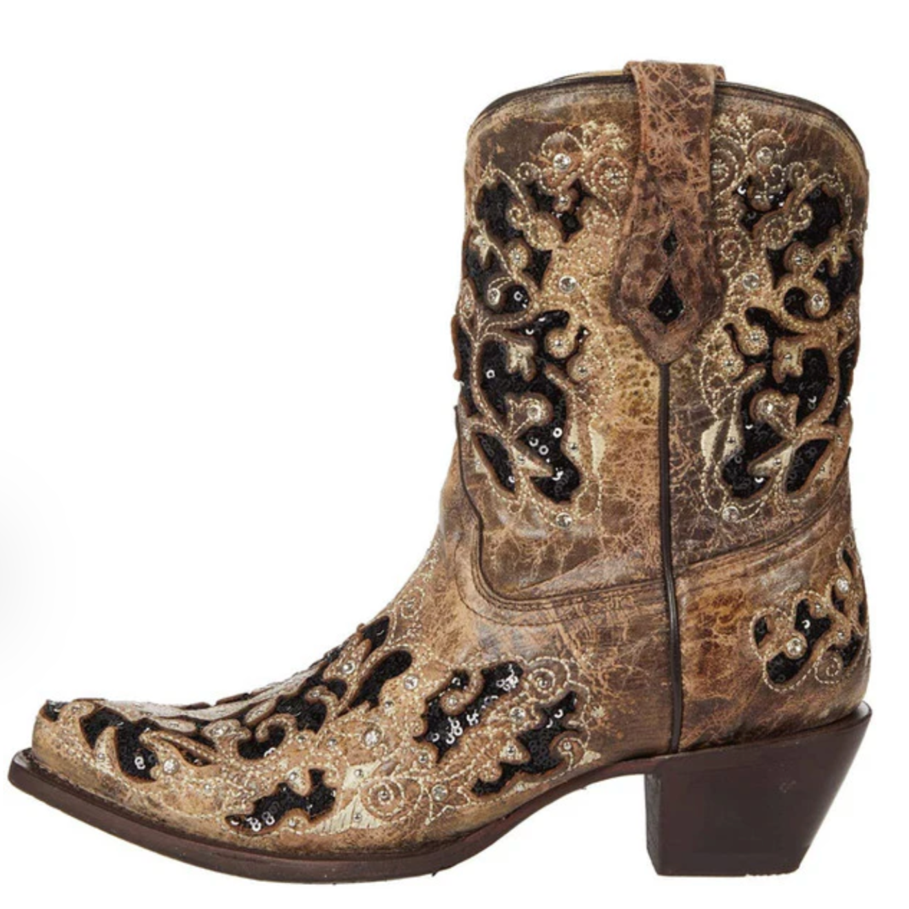 Corral: Brown Studs & Crystals