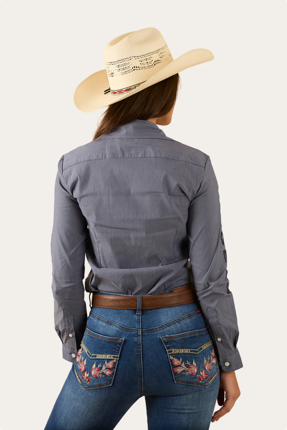 Ringers Western: Ladies Faith Dress Shirt - Navy