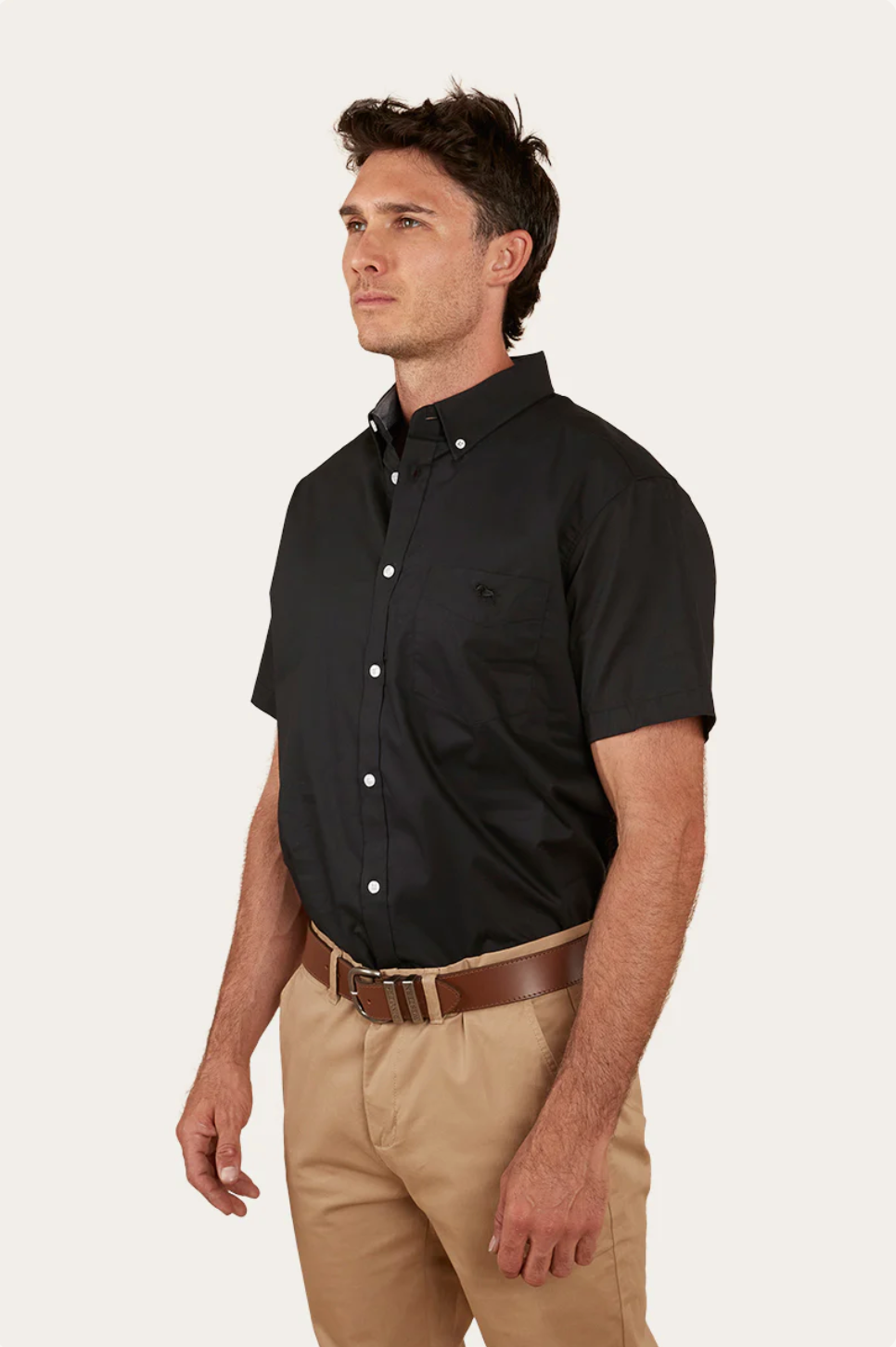 Ringers Western: Mens Heritage SS Shirt - Black