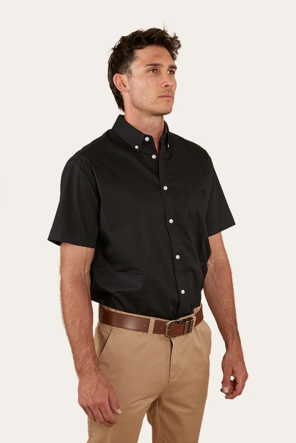 Ringers Western: Mens Heritage SS Shirt - Black