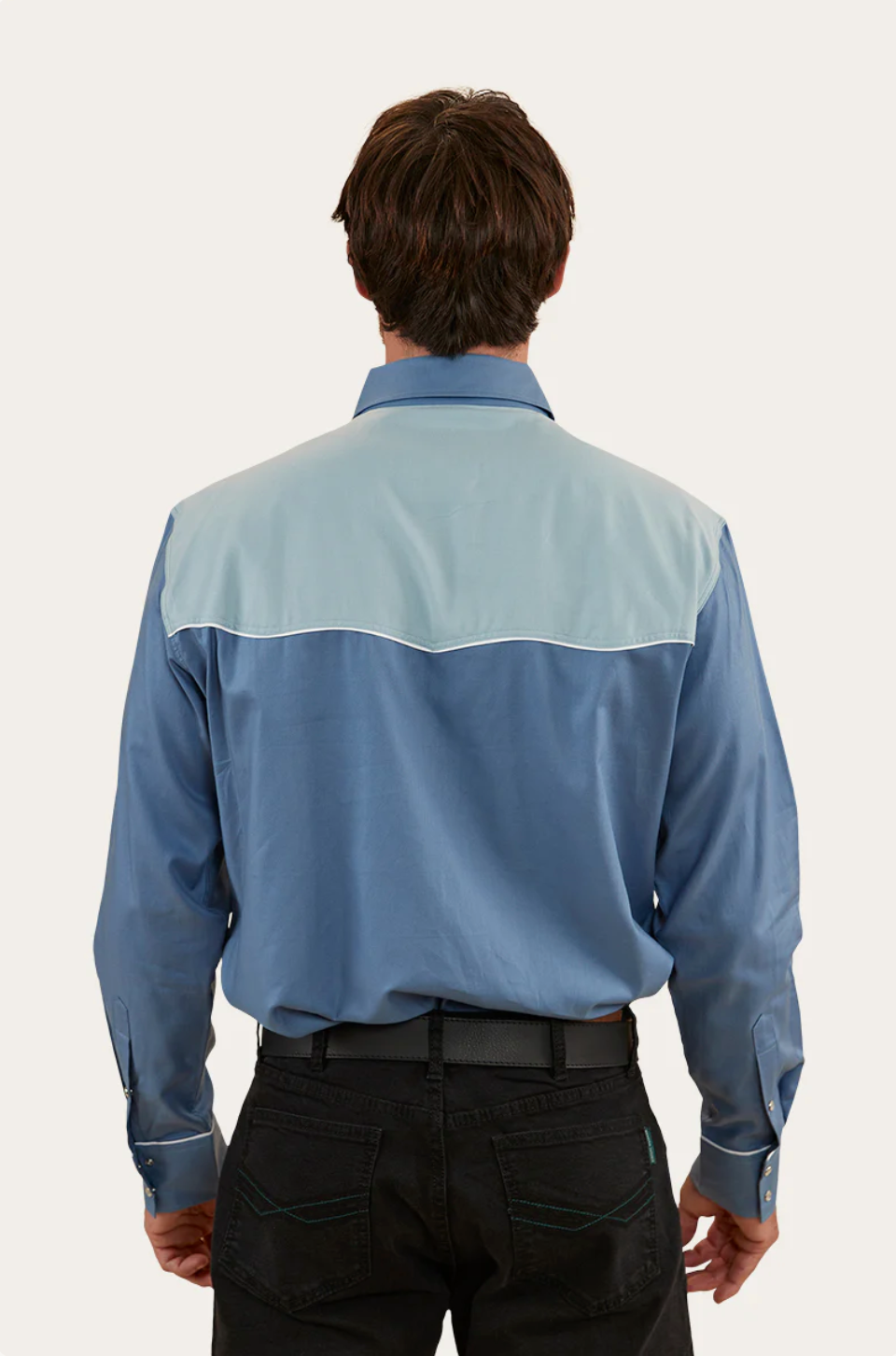 Ringers Western: McGraw Western Shirt - Blue