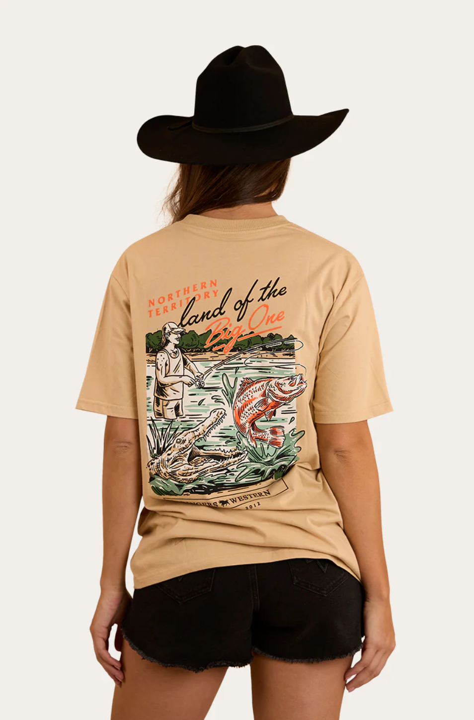 Ringers Western: Unisex Up North Tee - Sand