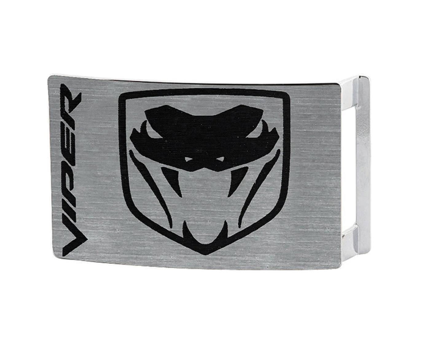 Western Express: Brush Silver "Viper" Belt Buckle with a logo and 'Viper' branding - Texas Western New Zealand