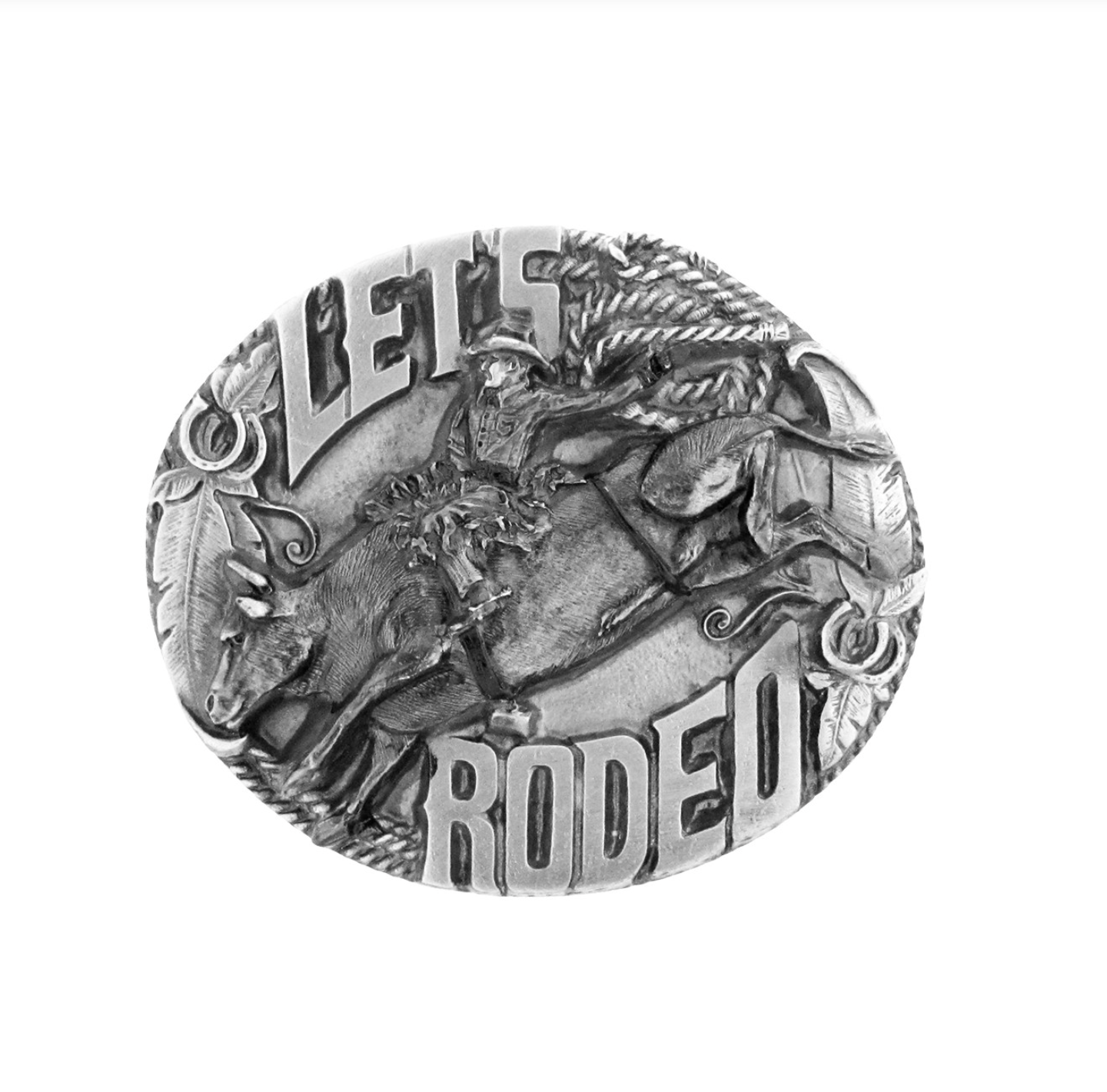 Let's Rodeo Belt Buckle