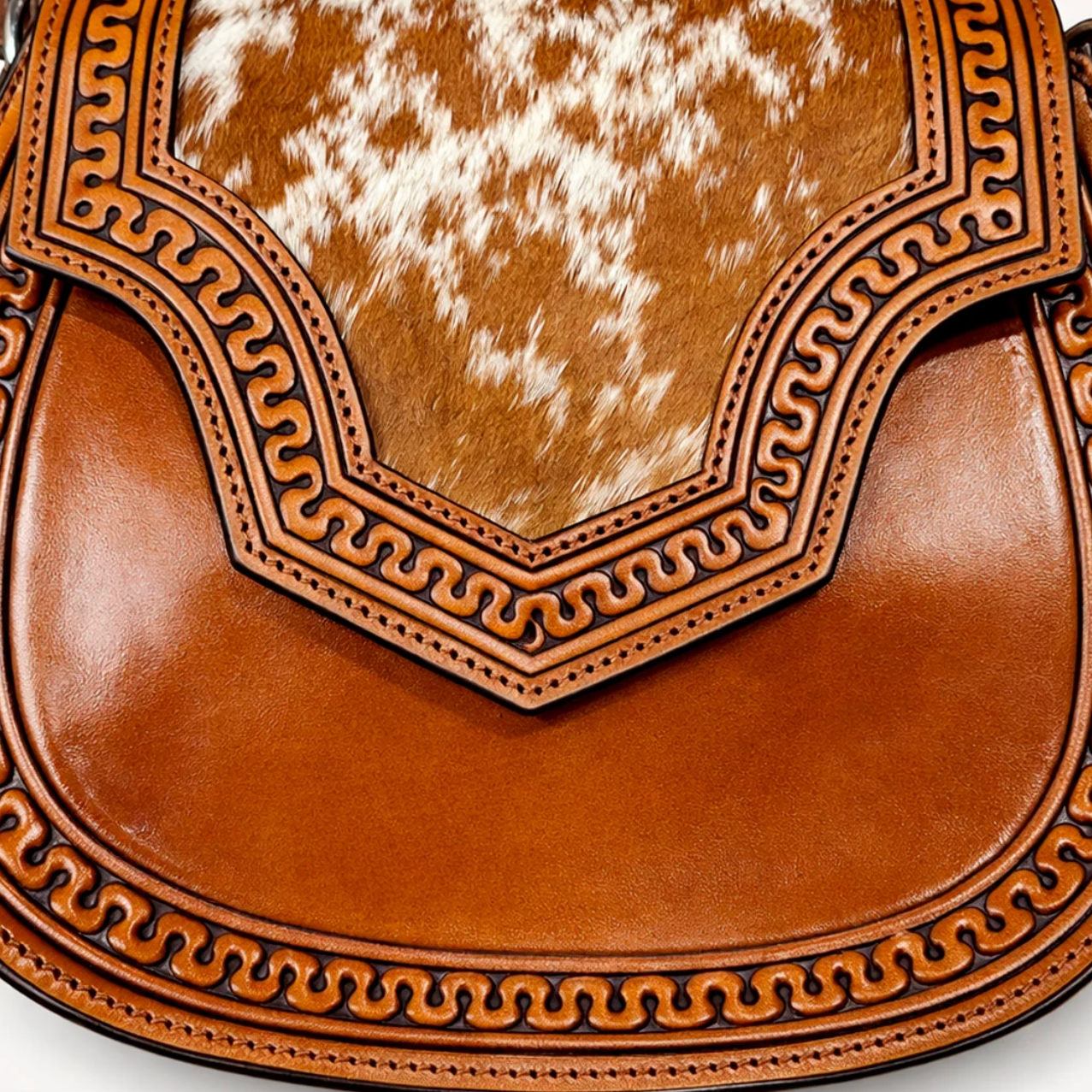 Outback King | Aztec Spirit Leather Saddle Bag - Texas Western New Zealand