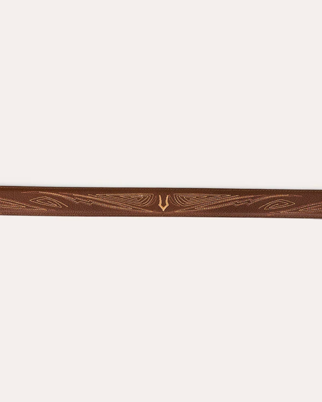 Ringers Western: Sheriff Belt - Brown/Silver