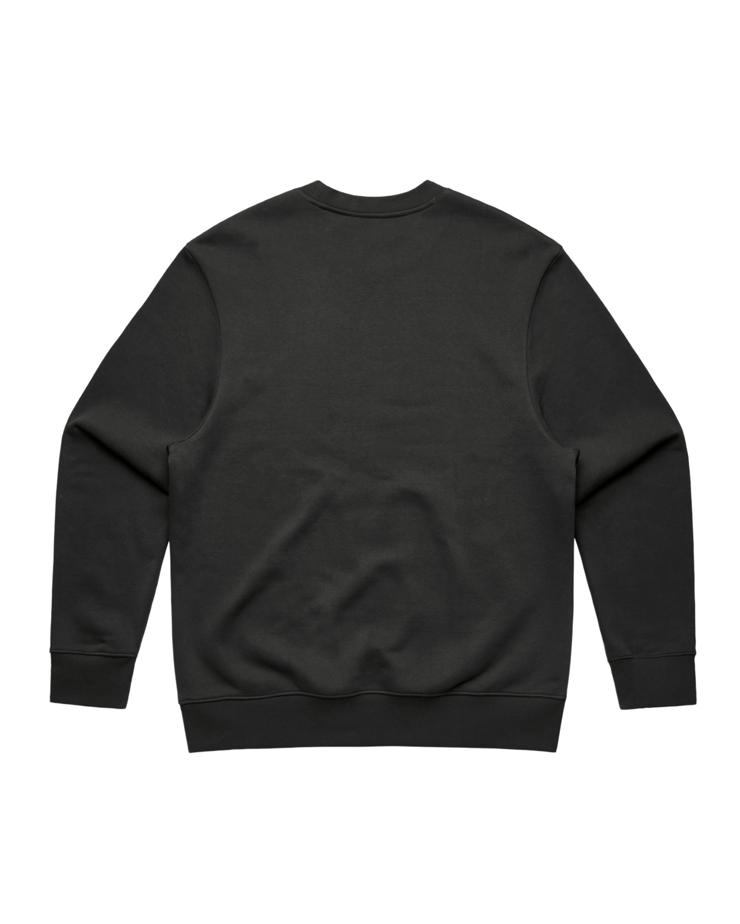 Texas Western Apparel Merch: Black 100% Cotton Crew Neck Jumper with Texas Western Graphic Text - New Zealand