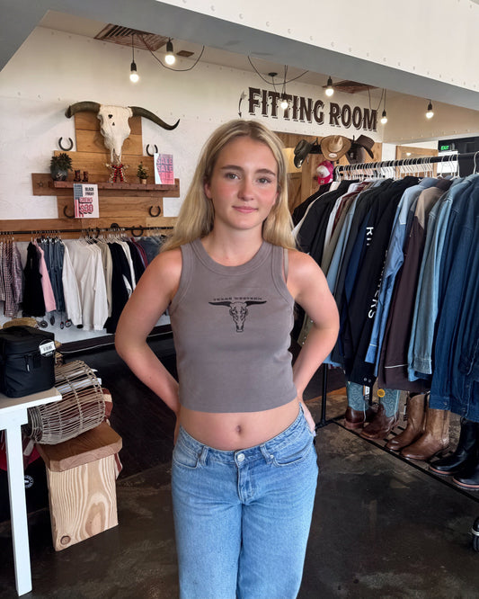 TWA: Woman's Faded Ribbed Tank