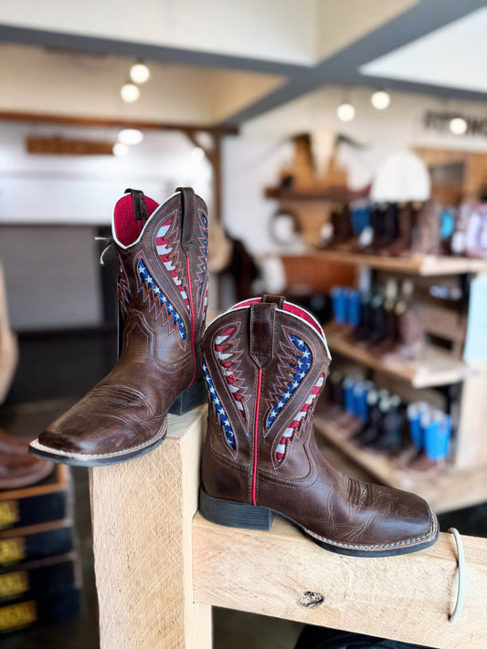 PRE LOVED - Youth Ariat Cowboy Boots