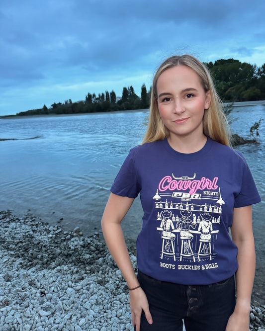 PBR 'Cowgirl Nights' Ladies Tee