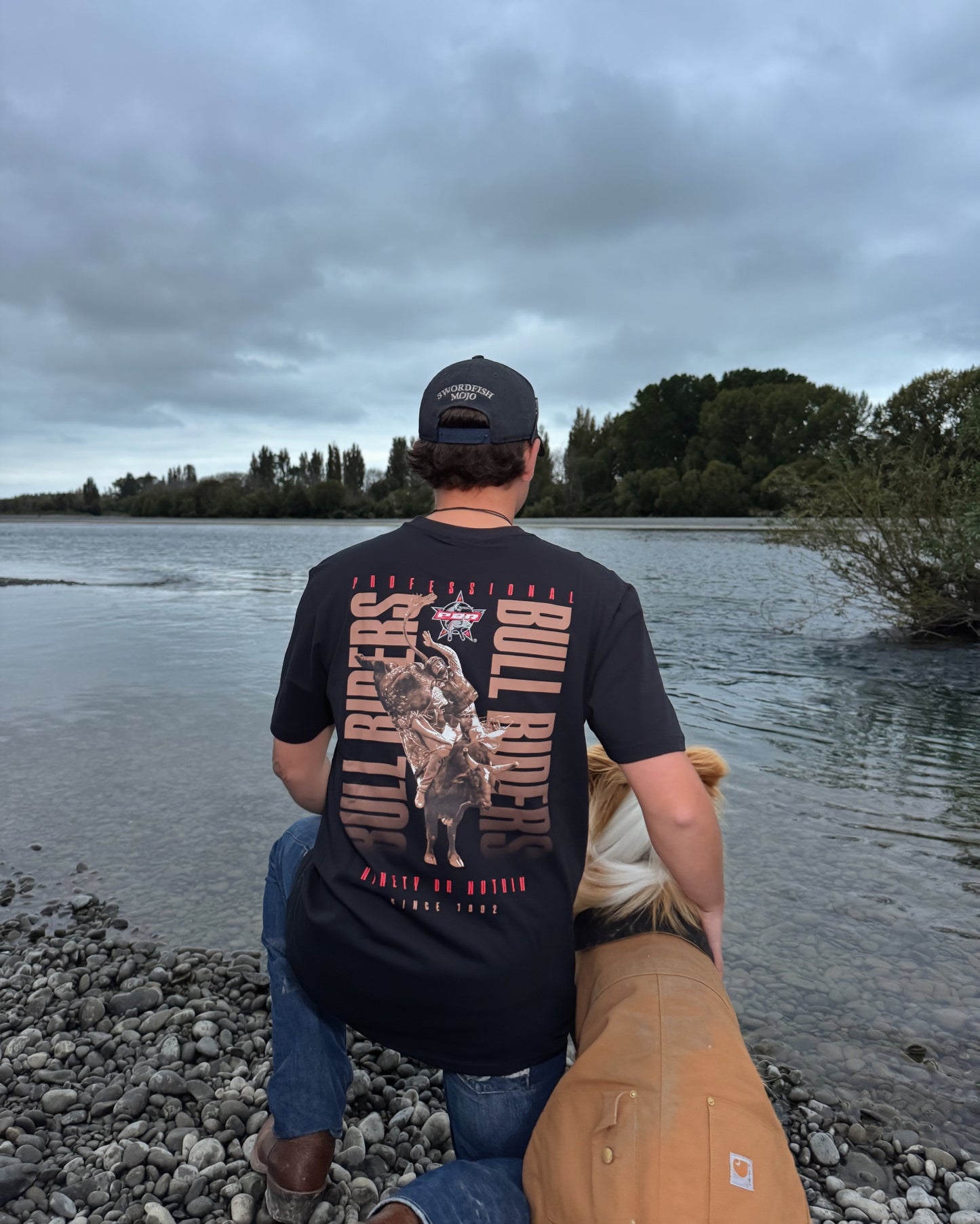 Official PBR - Men's 'Ninety or Nuthin' Mens Tee Shirt - 100% Cotton - Texas Western New Zealand