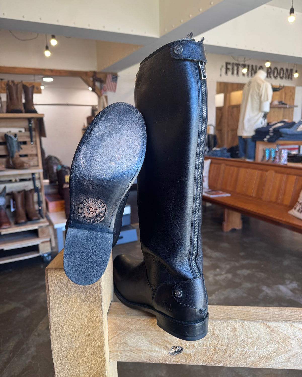 PRE LOVED - Womans Ringers Western Tall Boots
