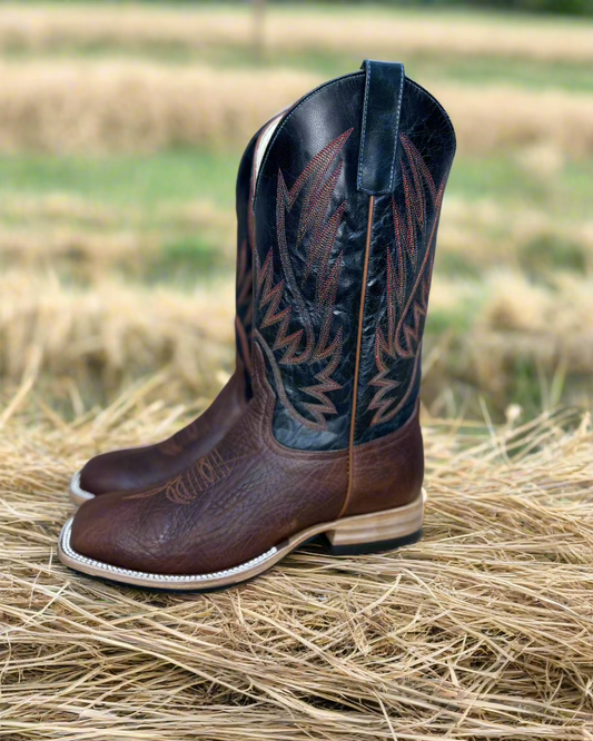 Horse Power Mens: Navy Exp Cowboy Boot