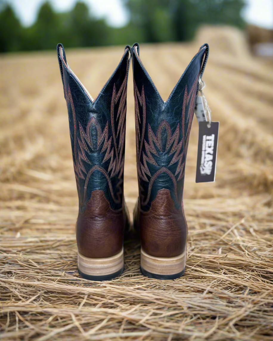 Horse Power Mens: Navy Exp Cowboy Boot