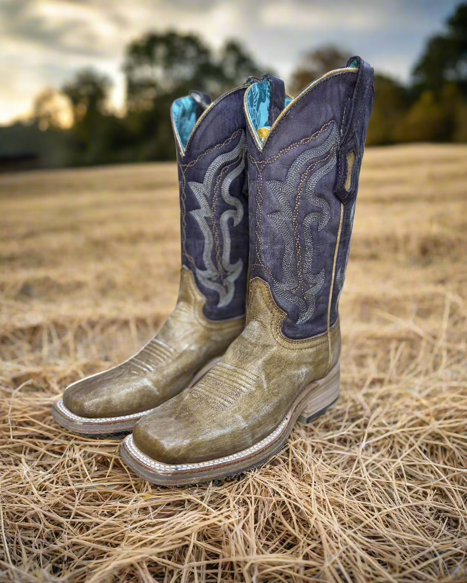 Corral: Ladies Sand/Purple Boots