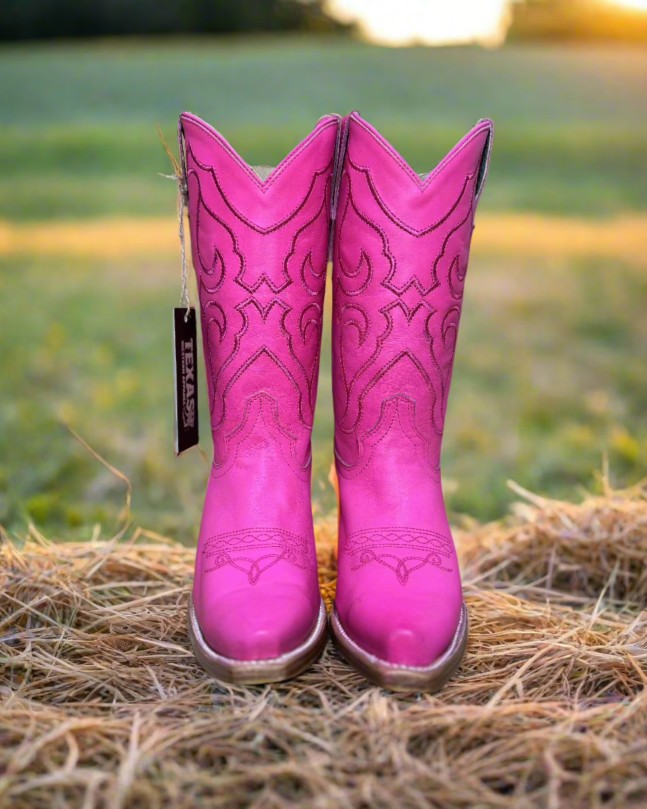 Corral Ladies, Fuchsia Embroidery Boots