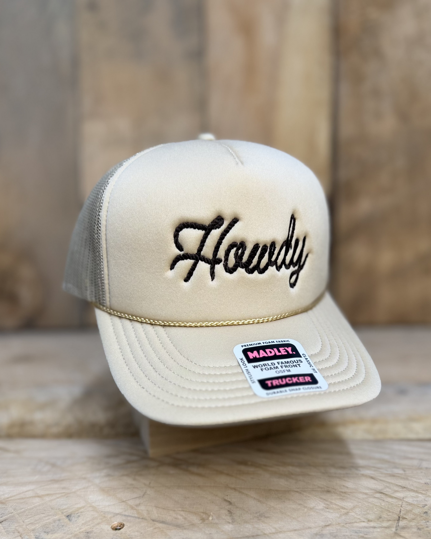 Madley Trucker Hat: Howdy