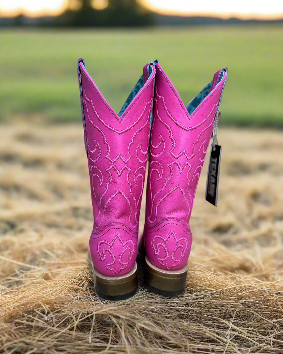 Corral Ladies, Fuchsia SQ Toe