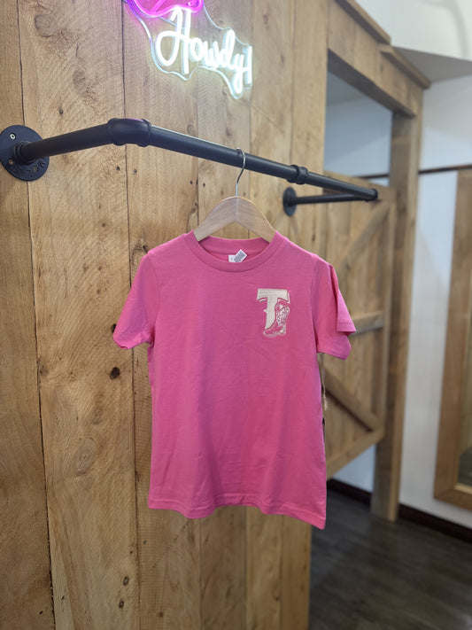 TWA Kids Tee - Charity Pink