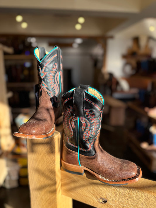 PRE LOVED - Horse Power Kids Cowboy Boots