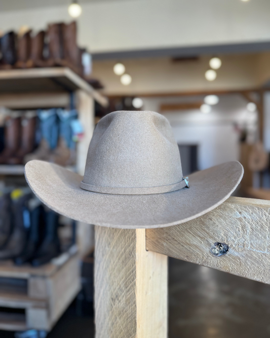 Doff & Don: Tear Drop Cowboy Hat - Camel