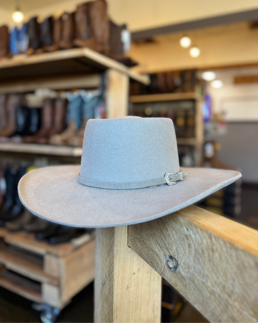 Doff & Don: Buckaroo Cowboy Hat - Grey Moss