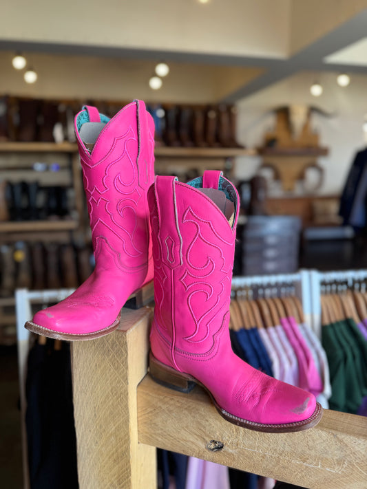 Pre Loved - Ladies Pink Corral Boots
