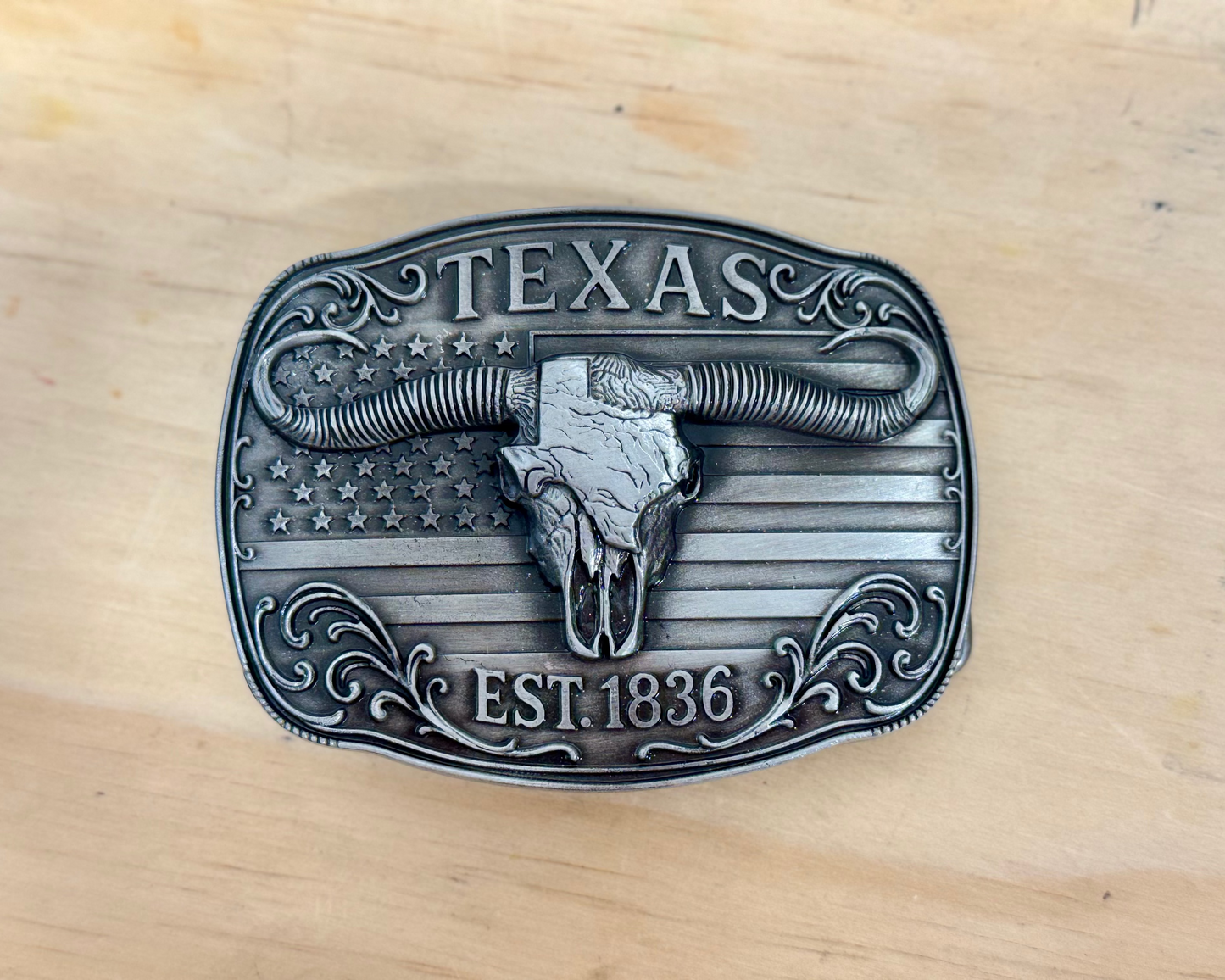 Texas Longhorn Belt Buckle