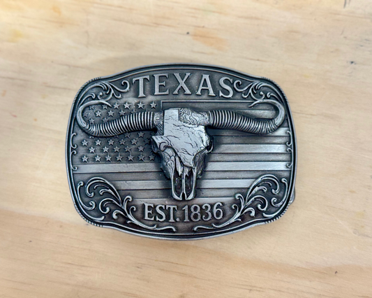 Texas Longhorn Belt Buckle