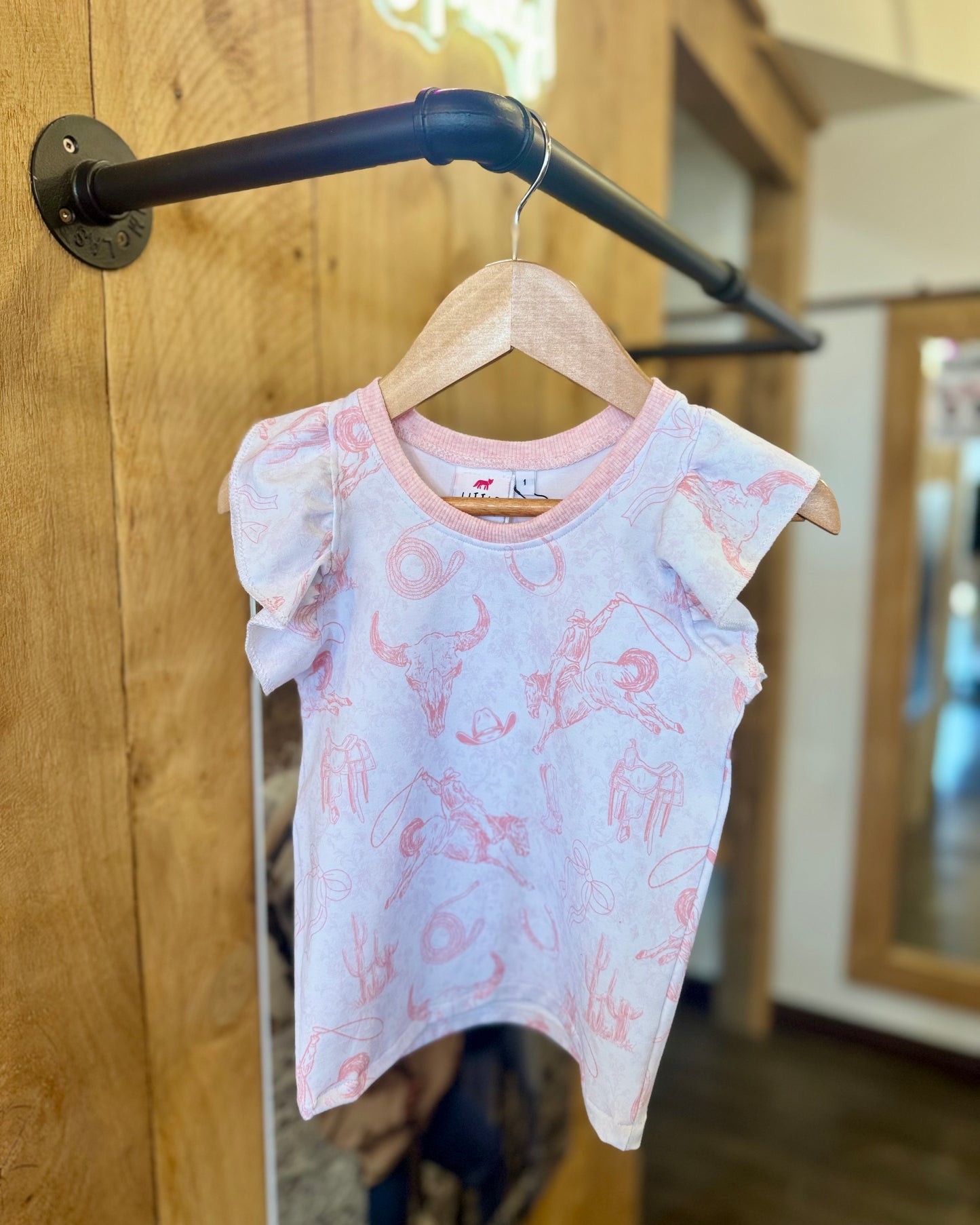 Little Foxes: Pink Western Tank